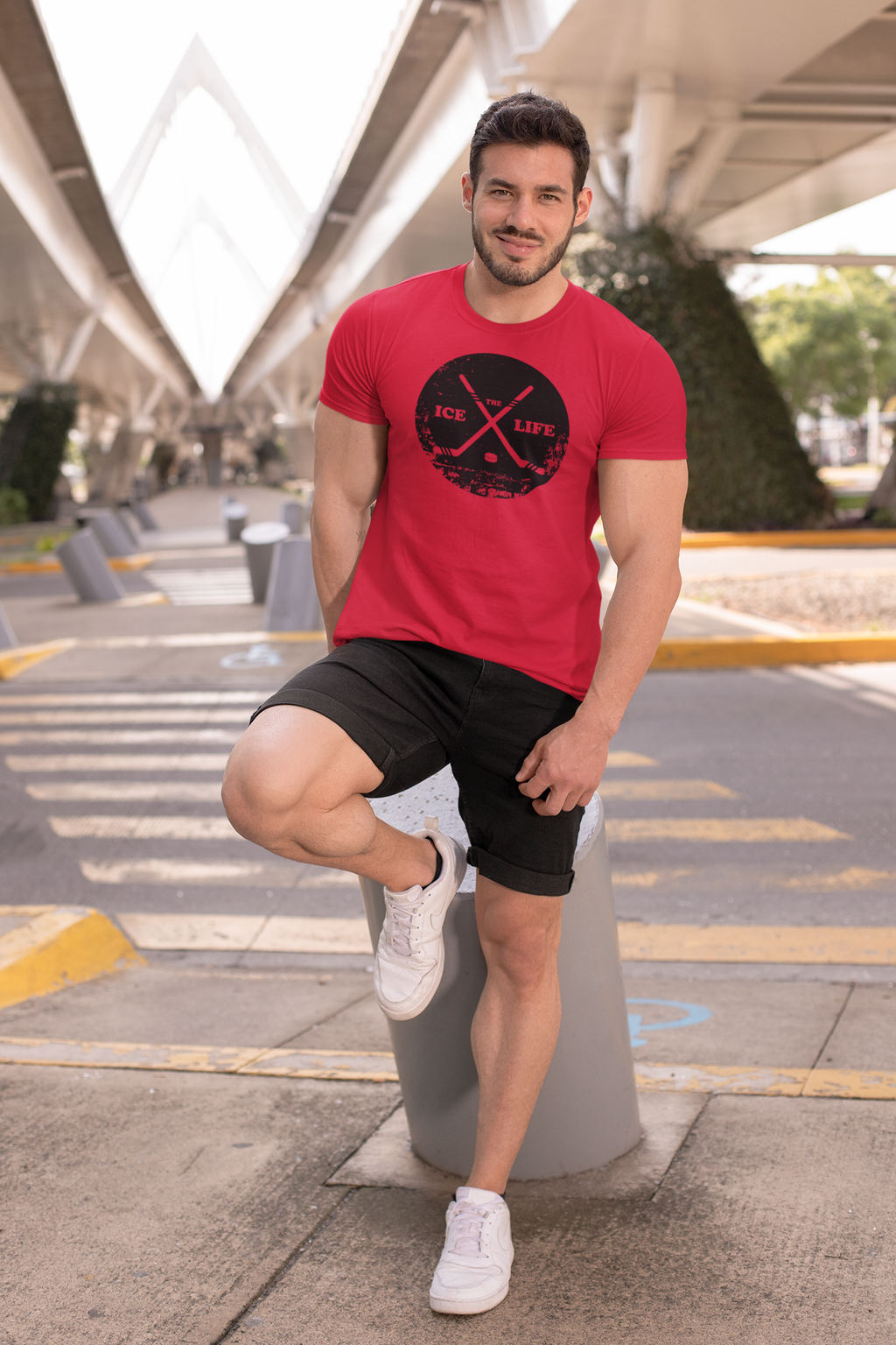 T.I.L Black puck Tee
