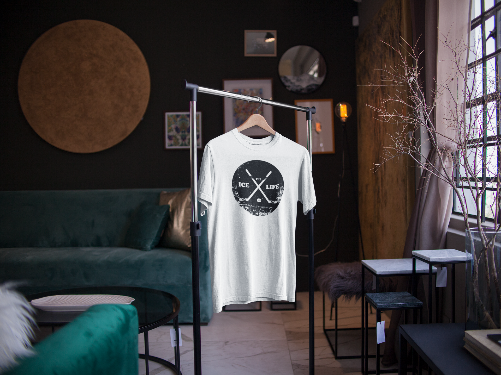 T.I.L Black puck Tee