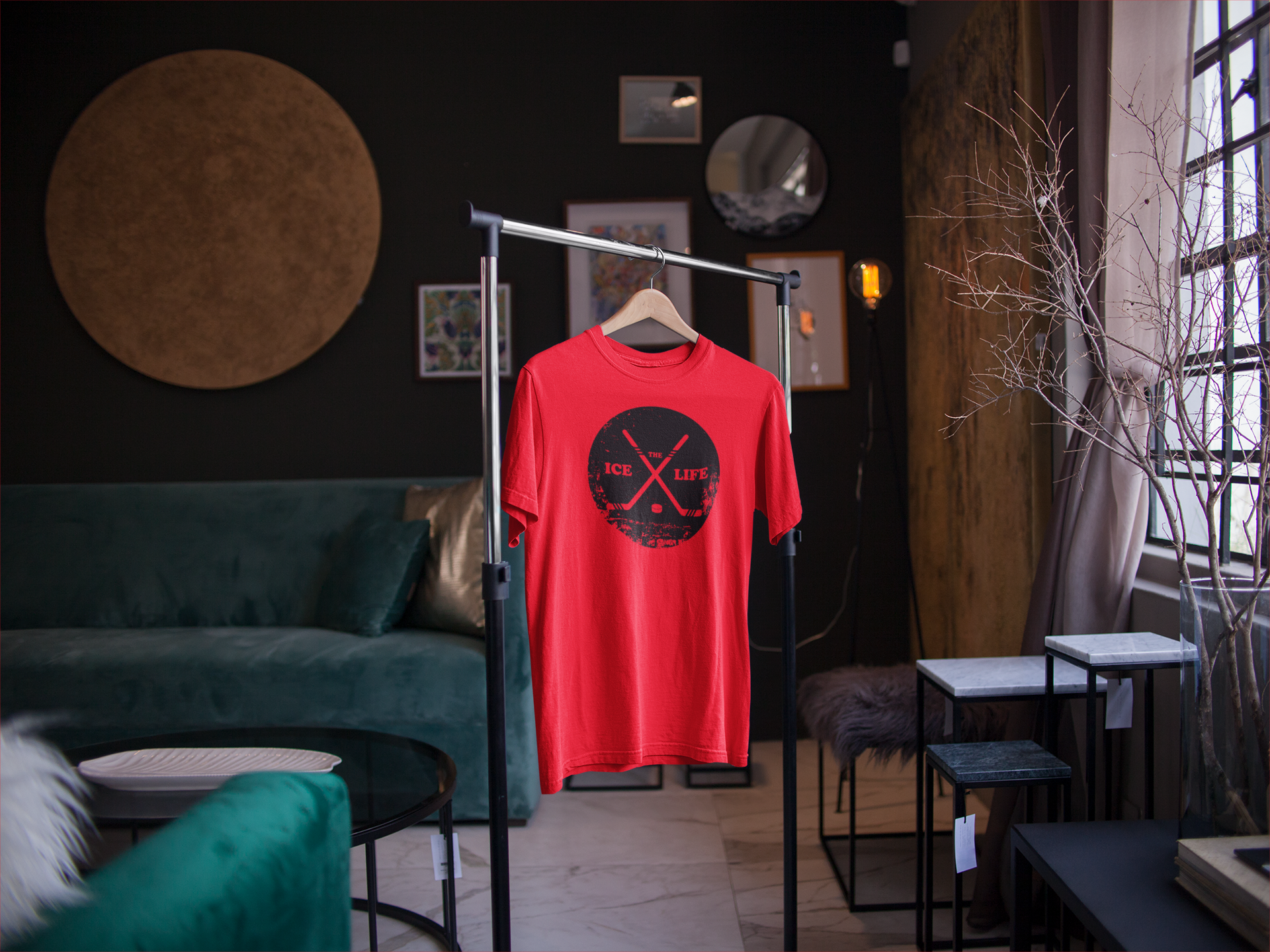 T.I.L Black puck Tee
