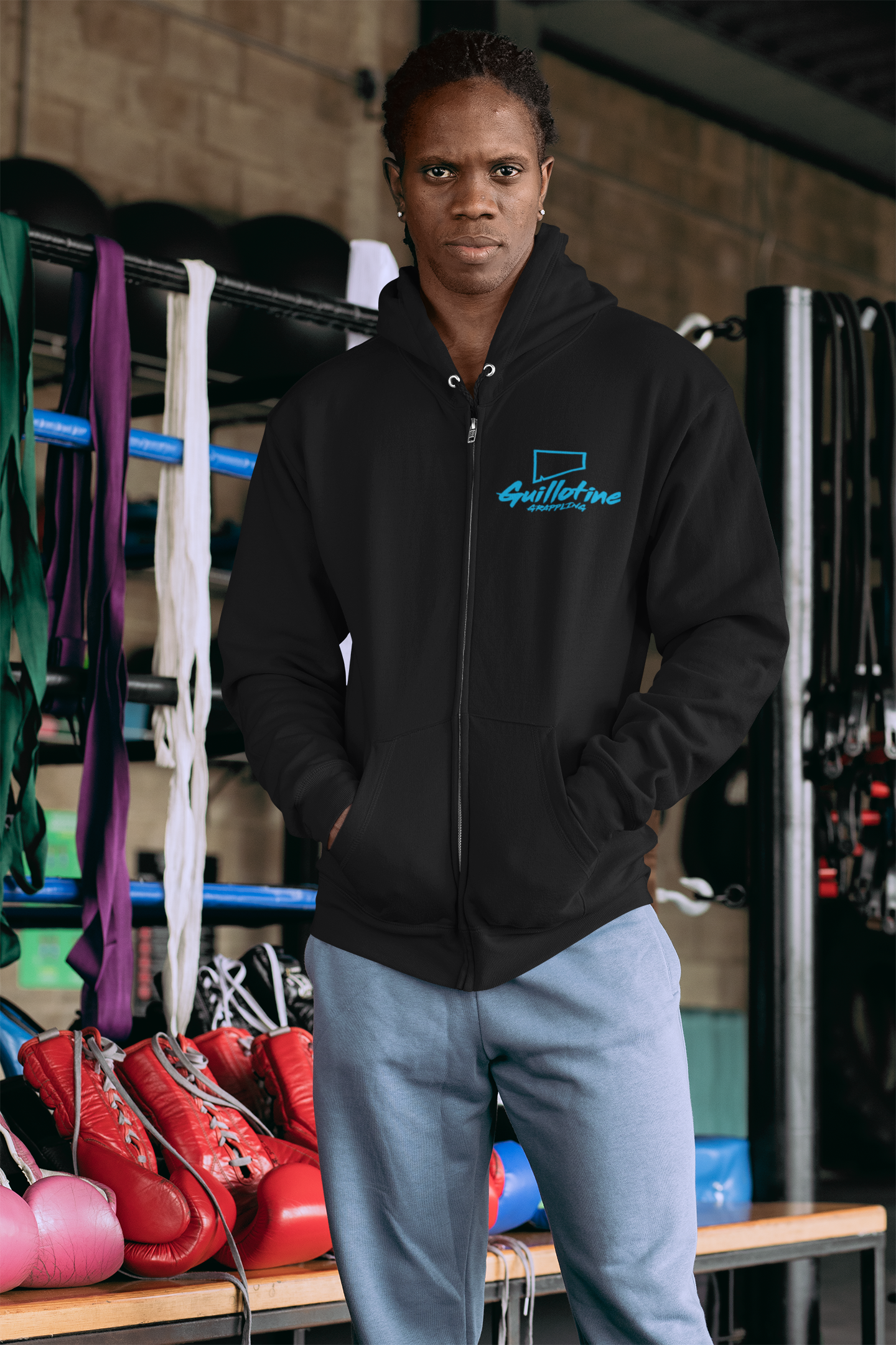 Guillotine Grappling Zip up